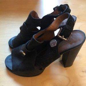 Marc By Marc Jacobs Black Leather Heels